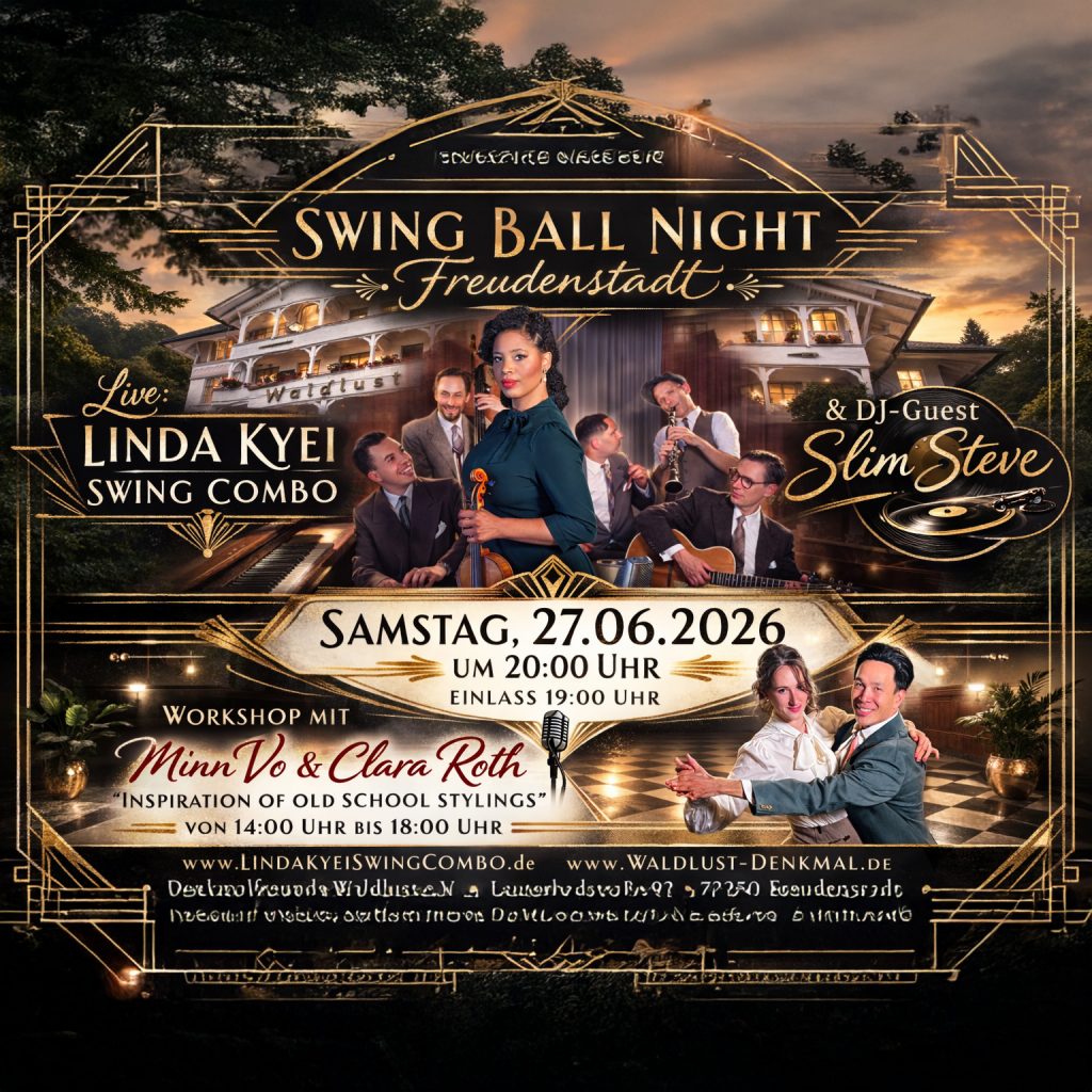 Sa. 27.06.2026 - Swing Ball Night - Swing Workshop und Konzert