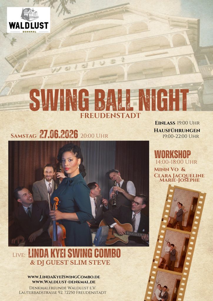 Sa. 27.06.2026 - Swing Ball Night - Swing Workshop und Konzert